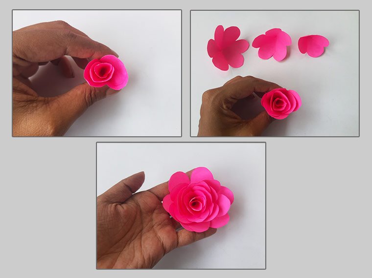 Step 8: Paper Rose Craft