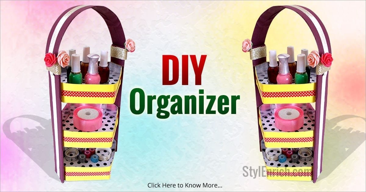 DIY Cardboard Organizer : How To Make Recycled Utility Craft!