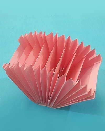 Easy DIY Paper Gift Box- How To Make An Accordion Card Holder ...