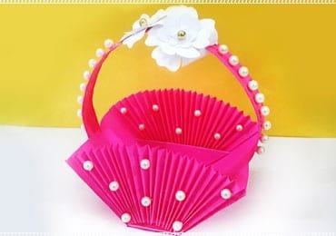 Easy Accordion Paper Basket